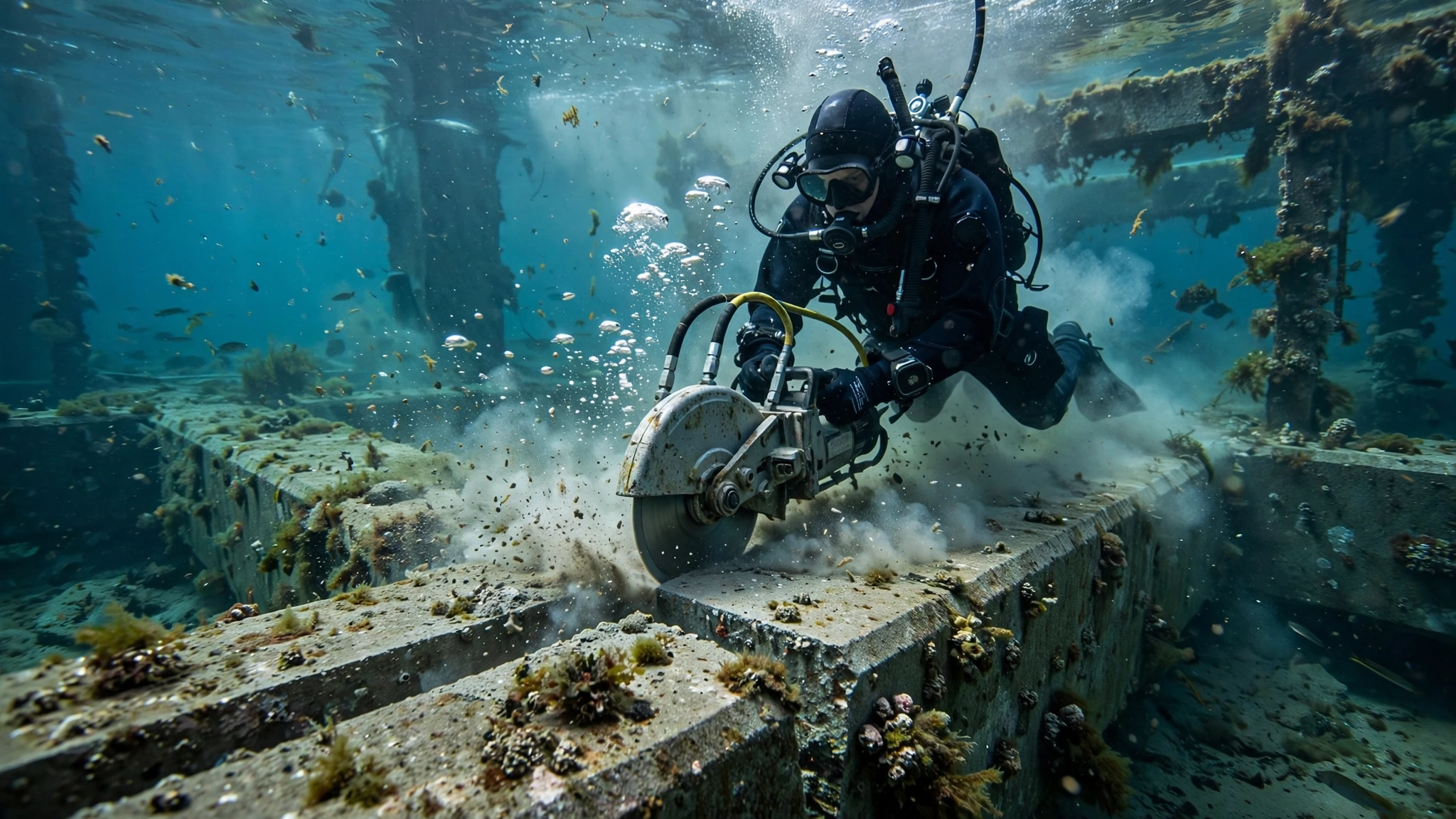 How Underwater Concrete Cutting Is Performed Safely